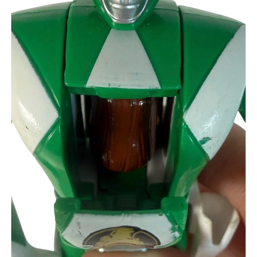 Bandai Power Rangers Green Ranger 5in Action Figure Green/White Holster